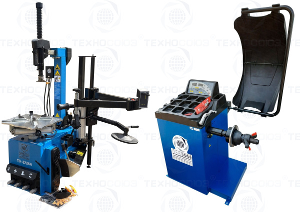 Комплект TS-3226A Станок шиномонтажный авто+TS-600 Балансировочный стенд для легковых авто Комплект TS-3226A Станок шиномонтажный авто+TS-600 Балансировочный стенд для легковых авто